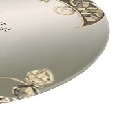 Elegante moderne gouden decoratieve snijplank (Hoek)