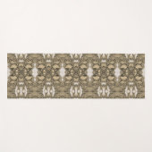 Elegante moderne gouden decoratieve yogamat (Voorkant (horizontaal))
