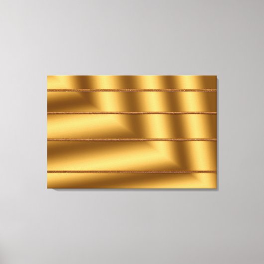 Elegante moderne gouden geschenk kunst canvas afdruk (Voorkant)
