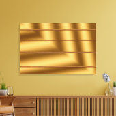 Elegante moderne gouden geschenk kunst canvas afdruk (Insitu (Woonkamer))