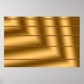 Elegante moderne gouden geschenk kunst poster (Voorkant)