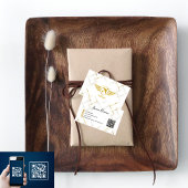 Elegante moderne gouden professionele, QR-code Visitekaartje