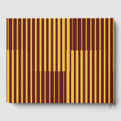 Elegante moderne gouden script rode bruiloft gastenboek (Achterkant)