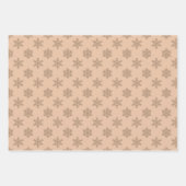 Elegante moderne grillige kerstset van cadeau inpakpapier vel (Voorkant 2)