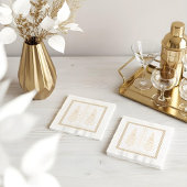 Elegante moderne groenblijvende dennenboom kerst folie servetten