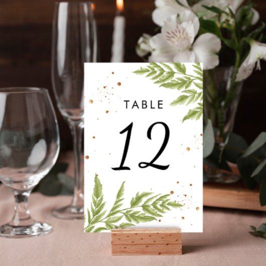 Elegante Moderne Groene en Gouden Huwelijk Kaart