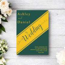 Elegante moderne groene en gouden luxe chique brui