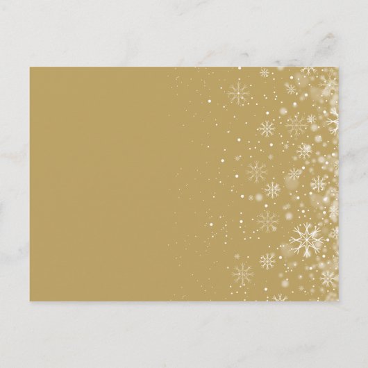 Elegante moderne groene krans Kerstmis Gelukkig Feestdagenkaart (Achterkant)