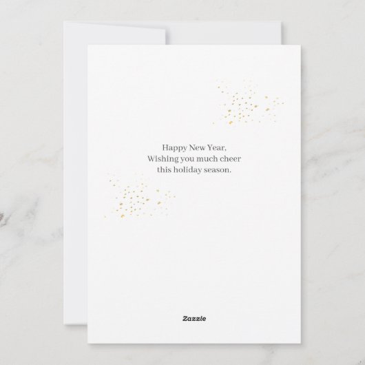 Elegante moderne Happy New Year fotocollage Feestdagenkaart