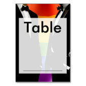 Elegante moderne homoseksuele mannen trouwen regen kaart (Achterkant)