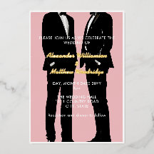 Elegante Moderne Huwelijk van Homoseksuele Mannen 