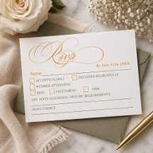 Elegante moderne huwelijksbrief
