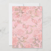 Elegante moderne huwelijksuitnodigingen kaart (Achterkant)