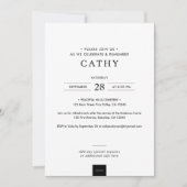 Elegante moderne in liefdevolle geheugen boog foto kaart (Voorkant)