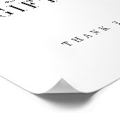 Elegante moderne Kaarten en geschenken teken Poster (Hoek)