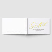 Elegante moderne kalligrafie bruiloft gastenboek (Volledig)