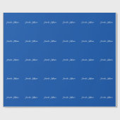 Elegante moderne kalligrafie naam professioneel bl cadeaupapier (Vlak)