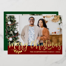 Elegante moderne kerst familie foto collage