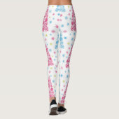 Elegante moderne kerstboom leggings (Achterkant)