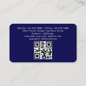 Elegante moderne klassieke auto service of Uber ch Visitekaartje (Achterkant)