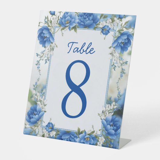 Elegante moderne klassieke script bruiloft reclamebord met voetstuk (Voorkant)