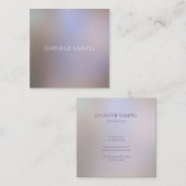 Elegante Moderne Kleur Harmonie Clean Design Sjabl Vierkante Visitekaartje (Voorkant / Achterkant)