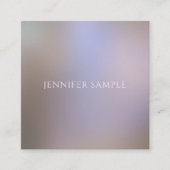 Elegante Moderne Kleur Harmonie Clean Design Sjabl Vierkante Visitekaartje (Voorkant)