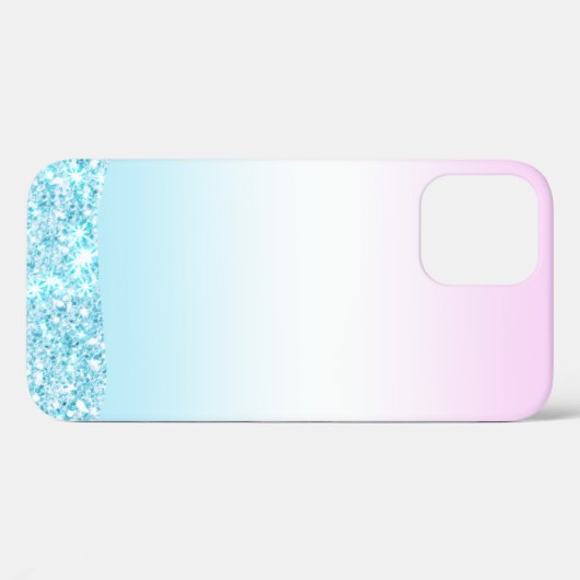 Elegante Moderne kleurrijke gradiënt glitter Regen Case-Mate iPhone Case (Achterkant (horizontaal))