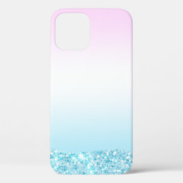 Elegante Moderne kleurrijke gradiënt glitter Regen Case-Mate iPhone Case