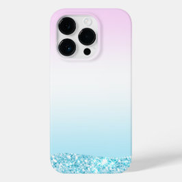 Elegante Moderne kleurrijke gradiënt glitter Regen Case-Mate iPhone 14 Pro Hoesje