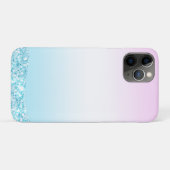 Elegante Moderne kleurrijke gradiënt glitter Regen Case-Mate iPhone Case (Achterkant (horizontaal))