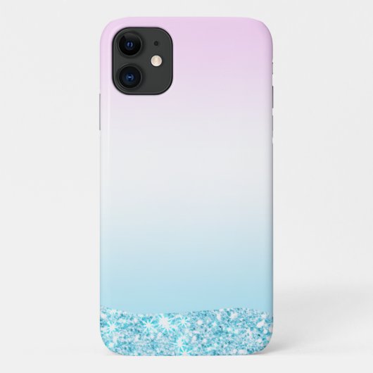 Elegante Moderne kleurrijke gradiënt glitter Regen Case-Mate iPhone Case (Achterkant)
