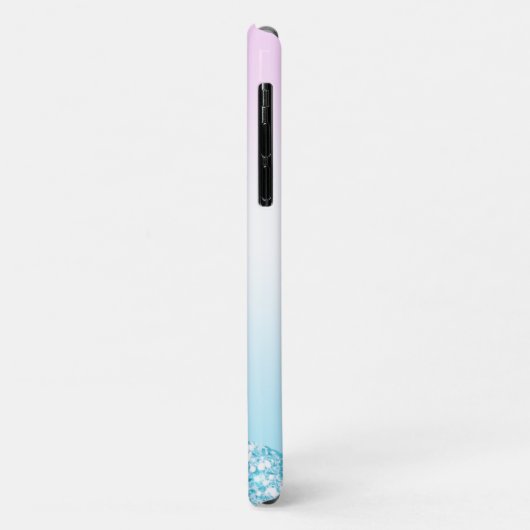 Elegante Moderne kleurrijke gradiënt glitter Regen Case-Mate iPhone Case (Achterkant/links)