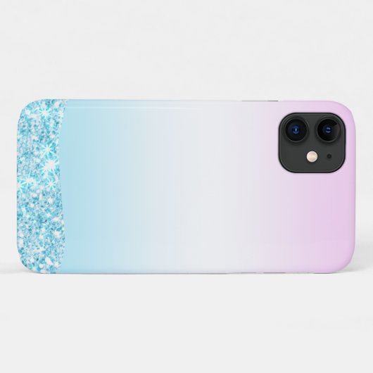 Elegante Moderne kleurrijke gradiënt glitter Regen Case-Mate iPhone Case (Achterkant (horizontaal))