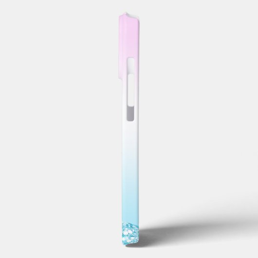 Elegante Moderne kleurrijke gradiënt glitter Regen Case-Mate iPhone Case (Achterkant / Links)