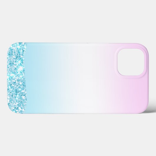 Elegante Moderne kleurrijke gradiënt glitter Regen Case-Mate iPhone Case (Achterkant (horizontaal))