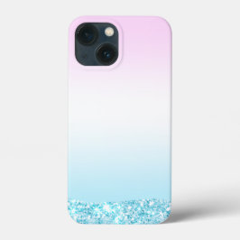 Elegante Moderne kleurrijke gradiënt glitter Regen Case-Mate iPhone Case