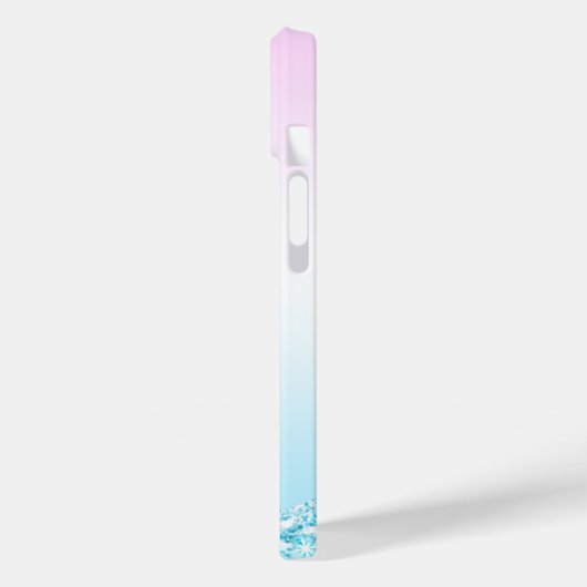 Elegante Moderne kleurrijke gradiënt glitter Regen Case-Mate iPhone Case (Achterkant / Links)