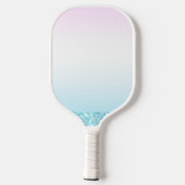 Elegante Moderne kleurrijke gradiënt glitter Regen Pickleball Paddle (Achterkant)