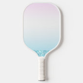 Elegante Moderne kleurrijke gradiënt glitter Regen Pickleball Paddle (Voorkant)