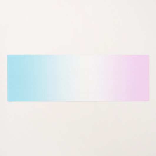 Elegante Moderne kleurrijke gradiënt glitter Regen Yogamat (Achterkant (horizontaal))