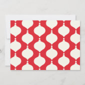 Elegante moderne kleurrijke kerst foto typografie aankondiging (Achterkant)