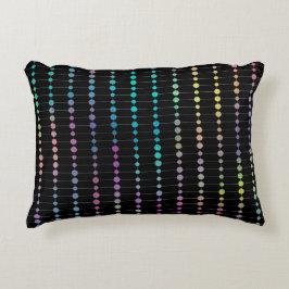 Elegante moderne kleurrijke kralen cirkels Stippen Accent Kussen
