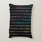 Elegante moderne kleurrijke kralen cirkels Stippen Accent Kussen (Achterkant (Verticaal))
