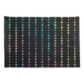 Elegante moderne kleurrijke kralen cirkels Stippen Kussensloop (Achterkant-Rechts)