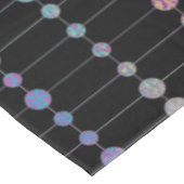 Elegante moderne kleurrijke kralen cirkels Stippen Tafelkleed (Gekanteld)