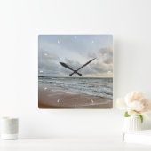 Elegante moderne klok met eigen wanddecoratie (Huis)