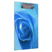 elegante, moderne, koele blauwe roos bloem. klembord (Rechts)