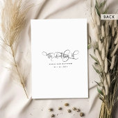 Elegante Moderne Kraft rustieke, kalligrafie bruil Kaart