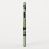 Elegante moderne Lelie van de Vallei Monogram Naam Case-Mate iPhone Case (Achterkant/rechts)